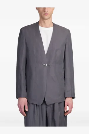ATTACHMENT Linen-blend blazer