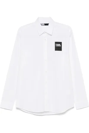 Karl Lagerfeld Logo-patch shirt
