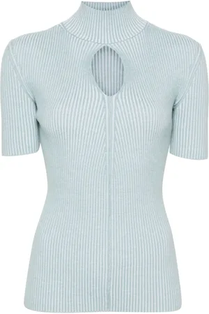Fendi Cut-out detail knitted top