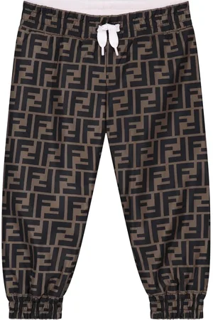 Fendi FF-print track pants