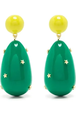 ESHVI Two-tone drop earrings