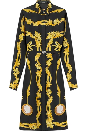 VERSACE Barocco-print midi dress