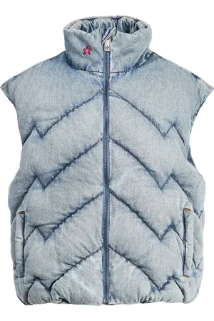 Perfect Moment Denim puffer gilet