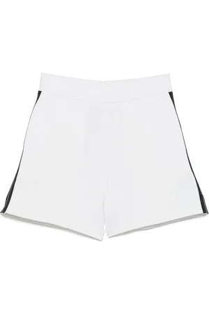EA7 Stripe-trim track shorts