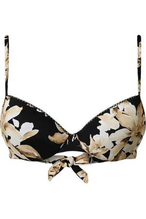 Twin-Set Floral-print push-up bikini top