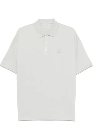 C.P. Company Logo-embroidered polo shirt