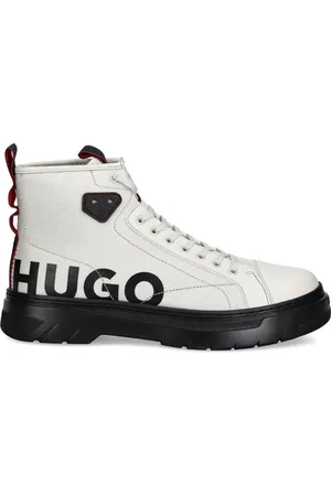 HUGO BOSS Logo-print boots