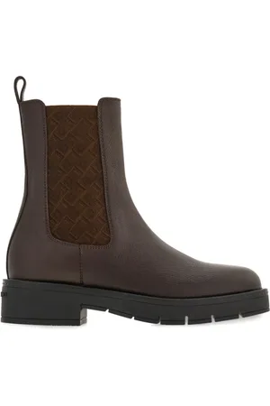 Salvatore Ferragamo Leather Chelsea boots