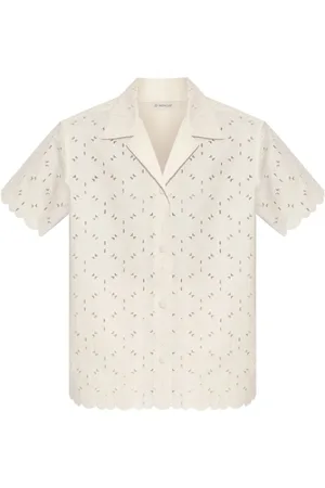 Moncler Broderie-anglaise shirt