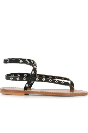 K jacques Deltapyr stud-embellished flat sandals