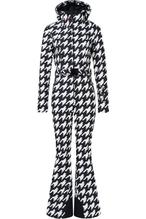 Perfect Moment Houndstooth-print ski suit