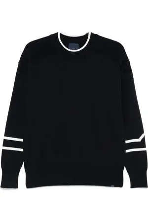 Paul & Shark Logo-jacquard sweater