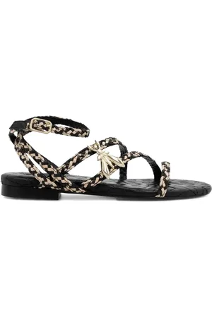 Patrizia Pepe Braided-strap flat sandals