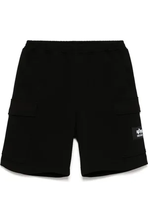 Izzue Logo-patch cargo shorts