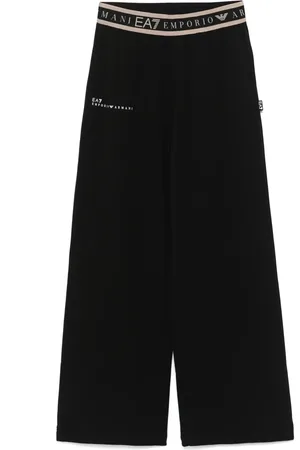 EA7 Logo-waistband track pants