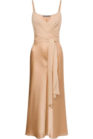 Alberta Ferretti Draped midi dress