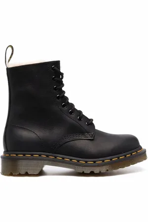 Dr. Martens 1460 Serena faux shearling-lined combat boots