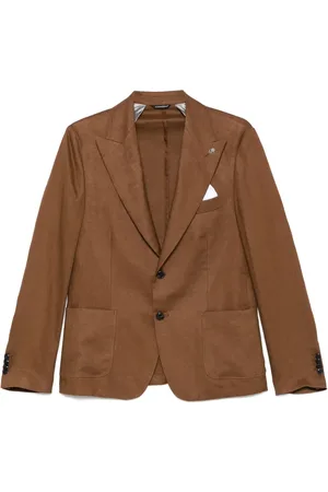 D.A. Daniele Alessandrini Linen blazer