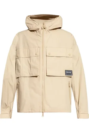 VERSACE Cotton hooded jacket
