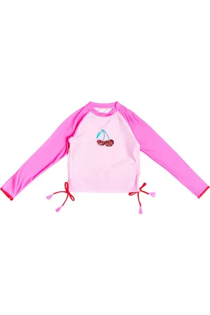 SOLISWIM KIDS Cherry-motif swim set