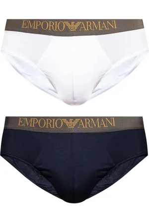 Emporio Armani Logo-waistband briefs (pack of two)