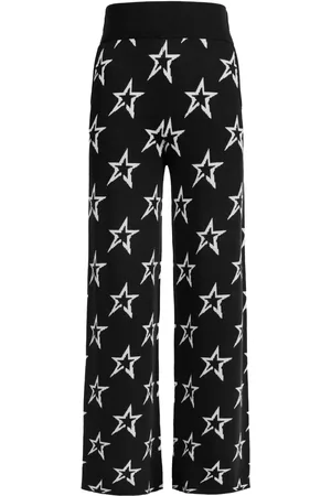 Perfect Moment Chalet embroidered-logo knitted trousers