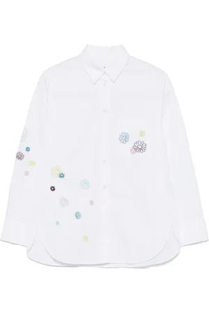 Paul Smith Floral-embroidery shirt