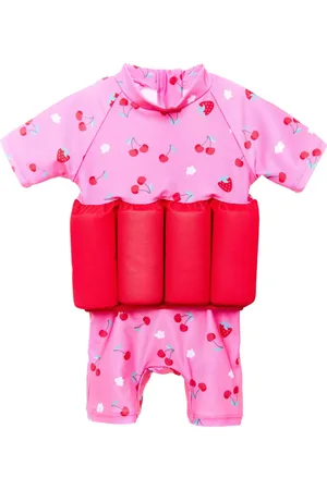SOLISWIM KIDS Fruit-print float suit