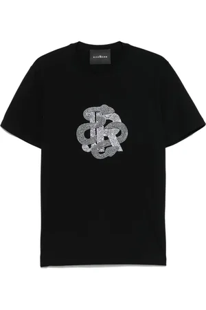 John Richmond Crystal-logo T-shirt