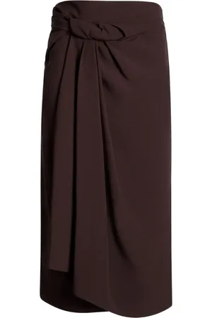 Bally Knot detail straight-cut skirt