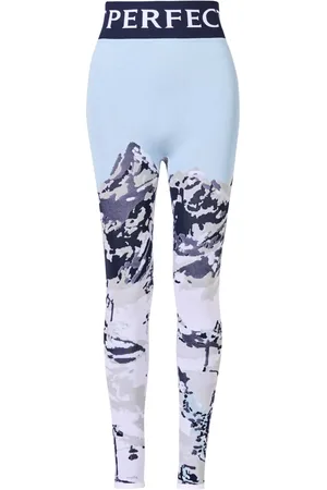 Perfect Moment Landscape-jacquard leggings