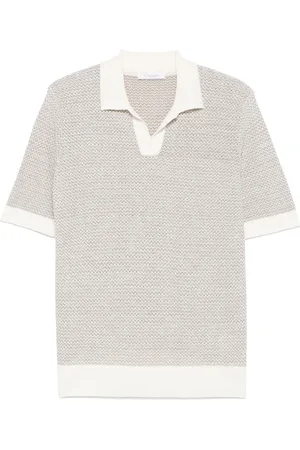 Cruciani Textured-knit T-shirt