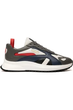 Bally Lace-up panelled sneakers