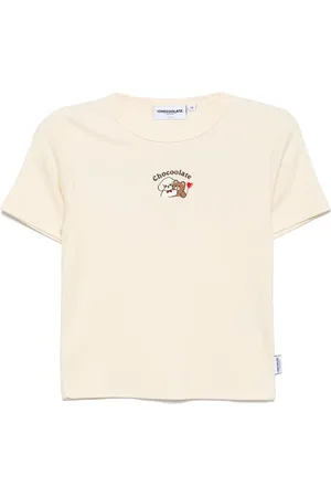 Chocoolate Logo-embroidered T-shirt