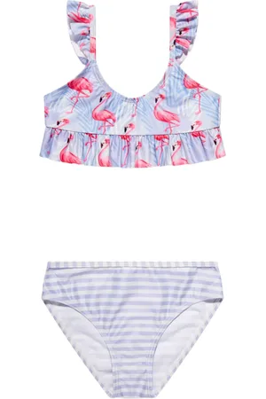 SOLISWIM KIDS Graphic-print bikini