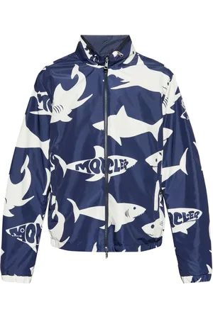 Moncler Shark-print bomber jacket