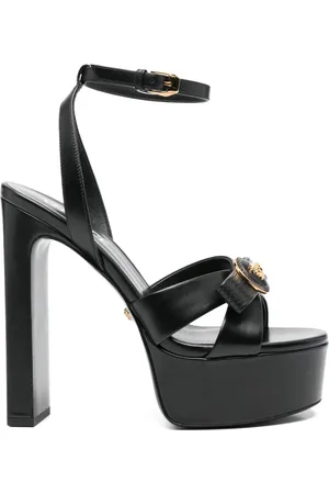 VERSACE 140mm Gianni Ribbon sandals