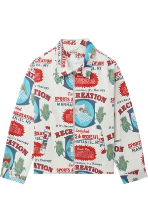 BODE Printed shirt jacket
