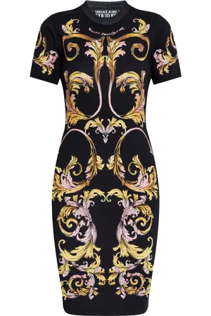 VERSACE Baroque-print dress