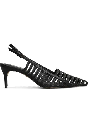 CARRANO 70mm leather slingback pumps