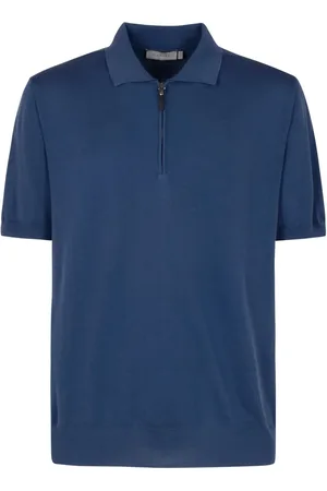 CANALI Zip-neck polo shirt