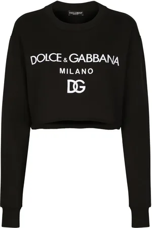 Dolce & Gabbana Logo-print cropped sweatshirt