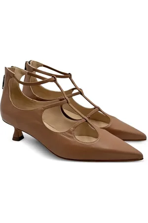 ANNA F. Leather pumps