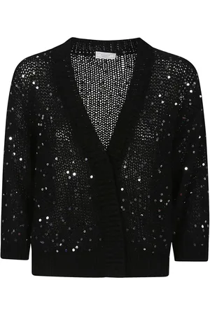 PESERICO SIGN Sequin-embellished cardigan