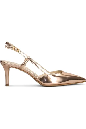Fabio Rusconi 70mm metallic slingback pumps