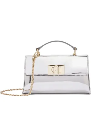 Furla Metallic-finish mini bag