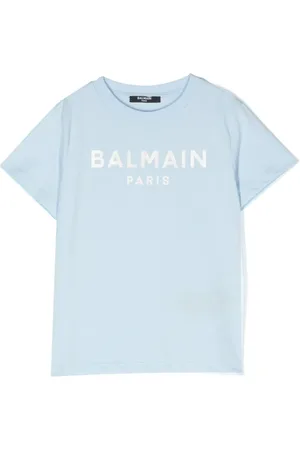 Balmain Holographic-logo T-shirt