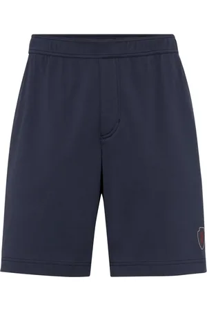 Brunello Cucinelli Logo-embroidered shorts