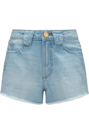 Perfect Moment Stonewashed low-rise denim shorts