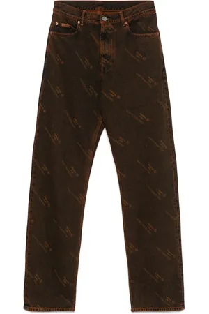 MARTINE ROSE Logo-print jeans